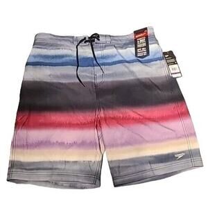 Men's Speedo XXL Volley.Swim Trunks 4-Way Stretch UPF 50+ Shorts Beach & Travel